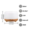 Kép 6/8 - Aroma diffúzor távirányítóval Oval, fa - 500ml