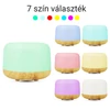 Kép 2/8 - Aroma diffúzor távirányítóval Oval, fa - 500ml