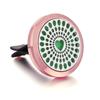 Kép 1/3 - Autós aroma diffúzor klipsz - Szívmandala (rosegold)