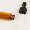 Kép 3/4 - Illóolaj adagoló üveg, pipettás, barna - 5ml