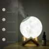 Kép 2/14 - Akkumulátoros aroma diffúzor LED világítással, Moon - 880ml