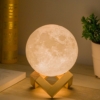 Kép 5/14 - Akkumulátoros aroma diffúzor LED világítással, Moon - 880ml