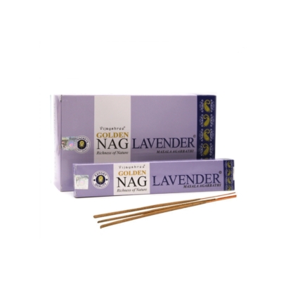 Golden Nag Masala Füstölő -  Lavender (Levendula)