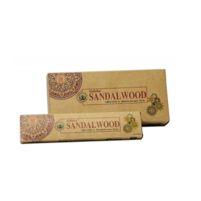 Goloka Sandalwood (Szantálfa) Organikus füstölő
