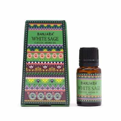 Fehér Zsálya aromaolaj 10ml - Banjara