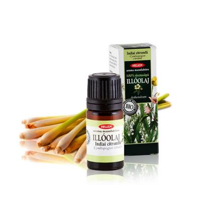 Indiai citromfű bio illóolaj, 100% tiszta - 5ml
