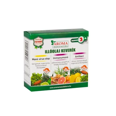 Manó vírusőr illóolaj keverék csomag - 3x10 ml
