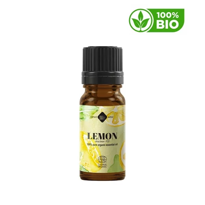 Citrom bio illóolaj FCF (furánkoumarin mentes), 100% tiszta - 10ml