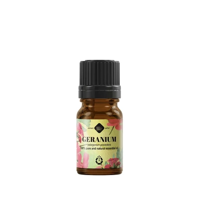 Geránium bourbon illóolaj, 100% tiszta - 5ml