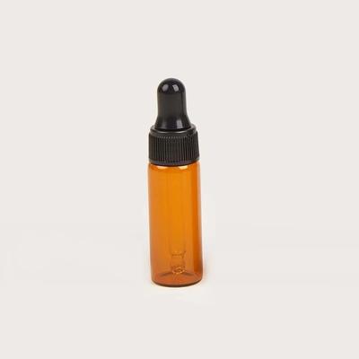 Illóolaj adagoló üveg, pipettás, barna - 5ml