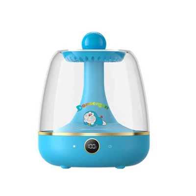 Akkumulátoros aromadiffúzor LED világítással, Remax, kék - 1600ml