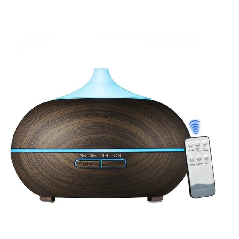 Aroma diffúzor távirányítóval Sonic, sötét - 300ml