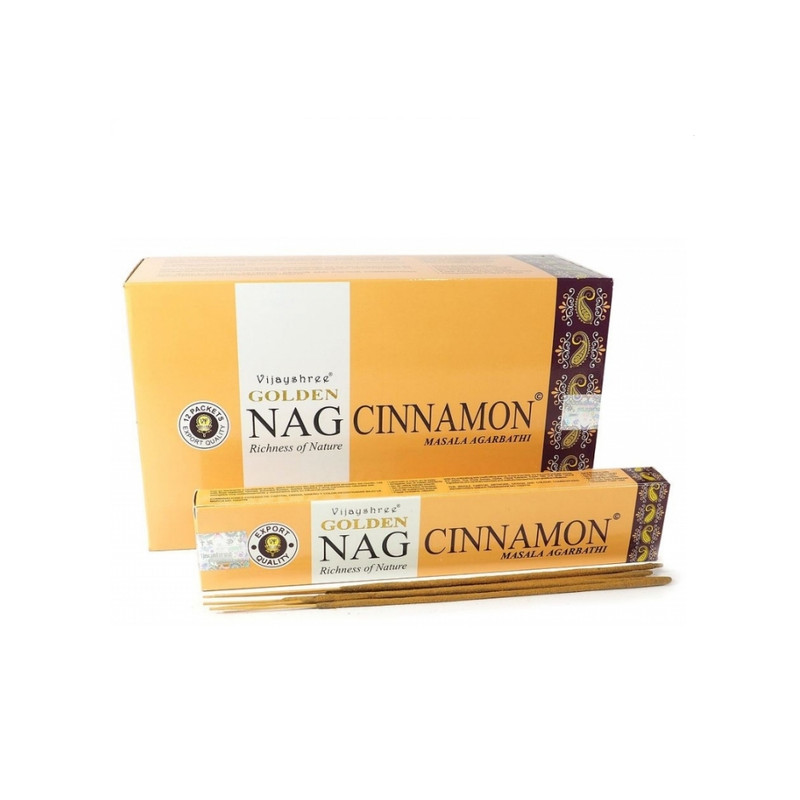 Golden Nag Masala Füstölő - Cinnamon (Fahéj)