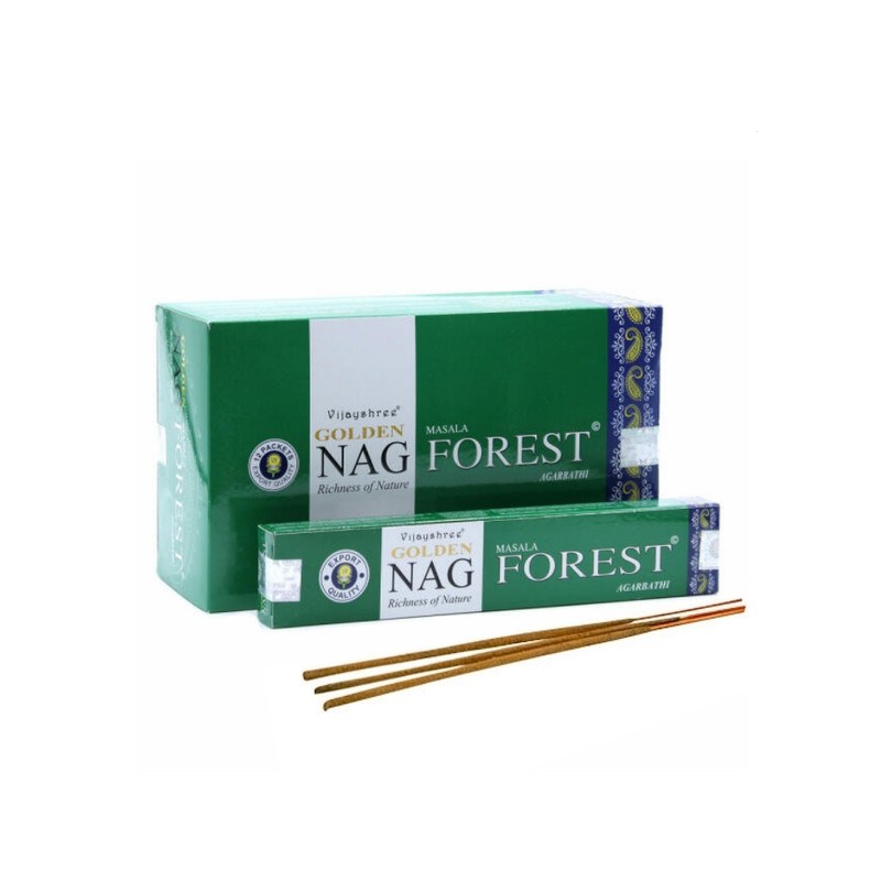 Golden Nag Masala Füstölő - Forest (Erdei illat)