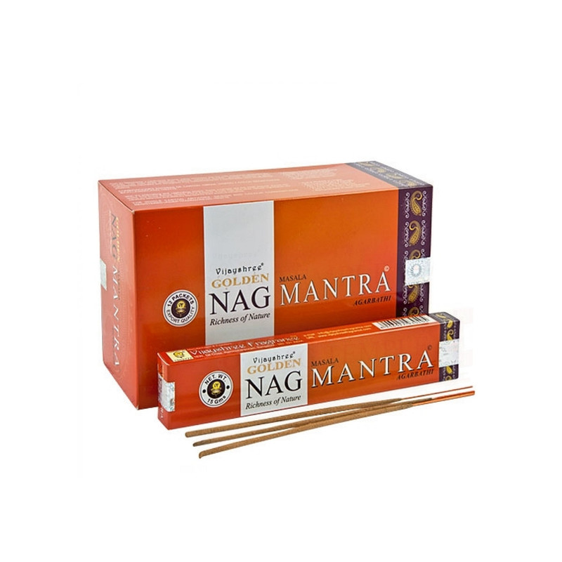 Golden Nag Masala Füstölő - Mantra