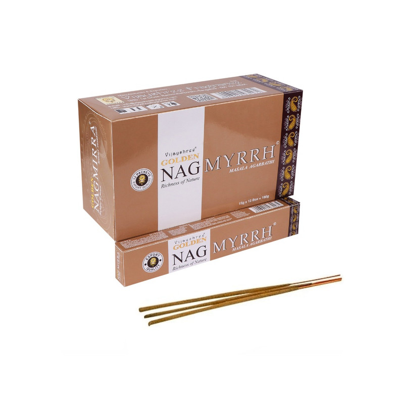 Golden Nag Masala Füstölő - Mirha
