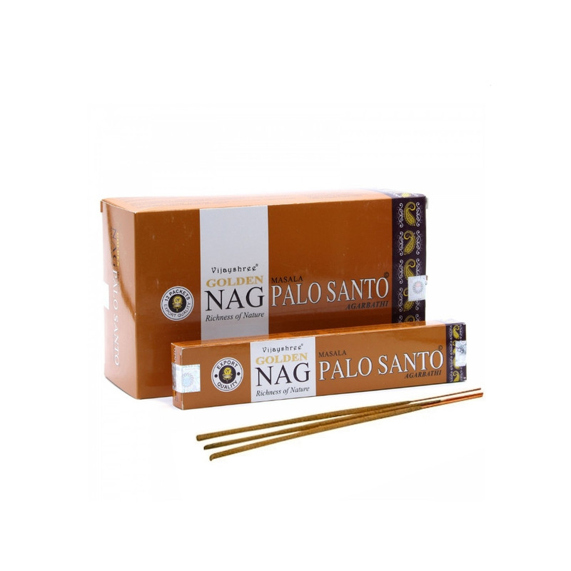 Golden Nag Masala Füstölő - Palo Santo (Szent fa)