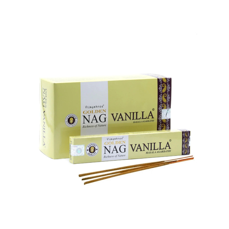 Golden Nag Masala Füstölő - Vanilla (Vanília)