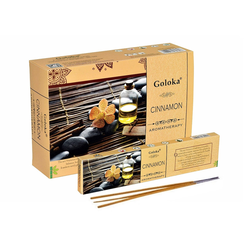 Goloka aromaterápiás füstölő - Fahéj