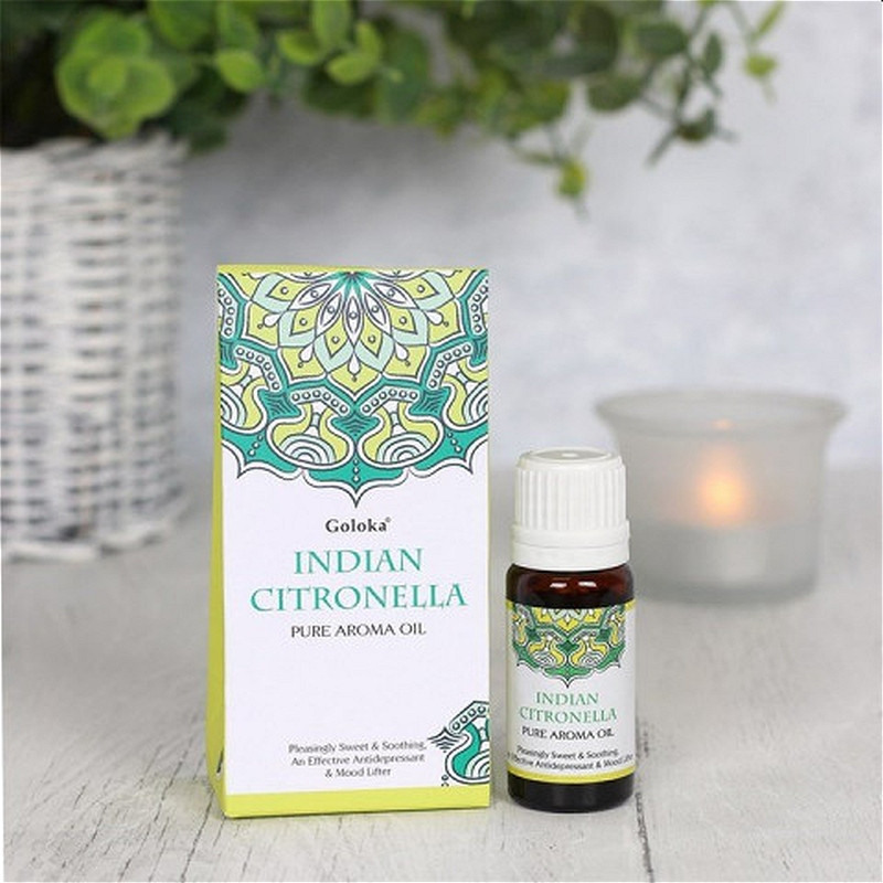 Indiai citronella aromaolaj 10ml - Goloka