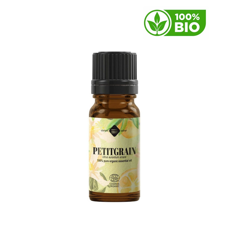 Keserűnarancs bio illóolaj (Petitgrain), 100% tiszta - 10ml