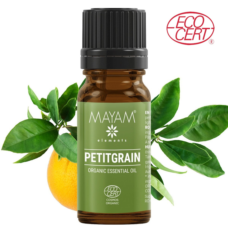 Keserűnarancs bio illóolaj (Petitgrain), 100% tiszta - 10ml