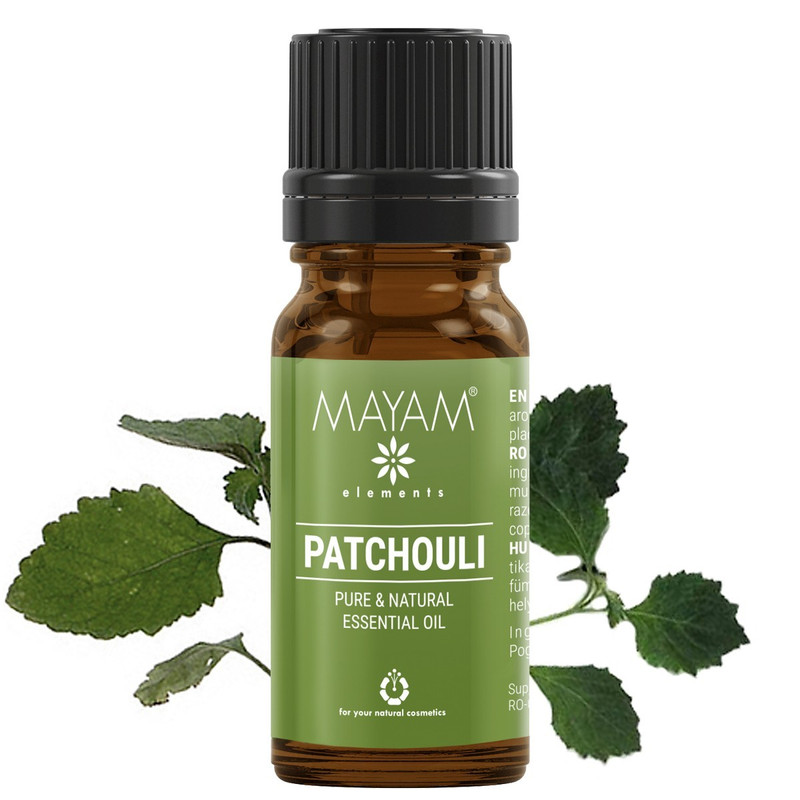 Pacsuli illóolaj, 100% tiszta - 10ml Pacsuli illóolaj, 100% tiszta - 10ml