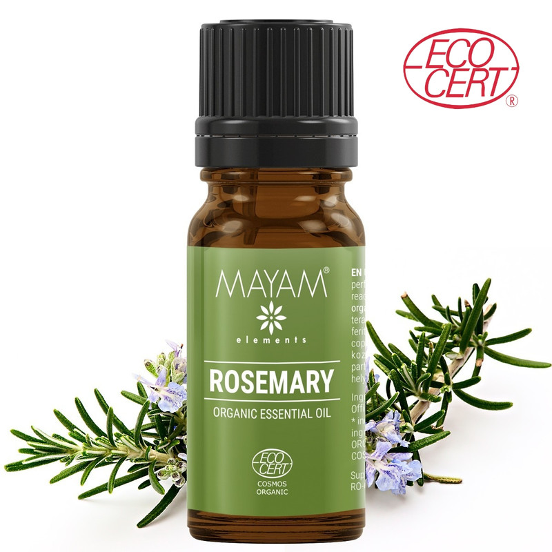 Rozmaring bio illóolaj, 100% tiszta - 10ml Rozmaring bio illóolaj, 100% tiszta - 10ml