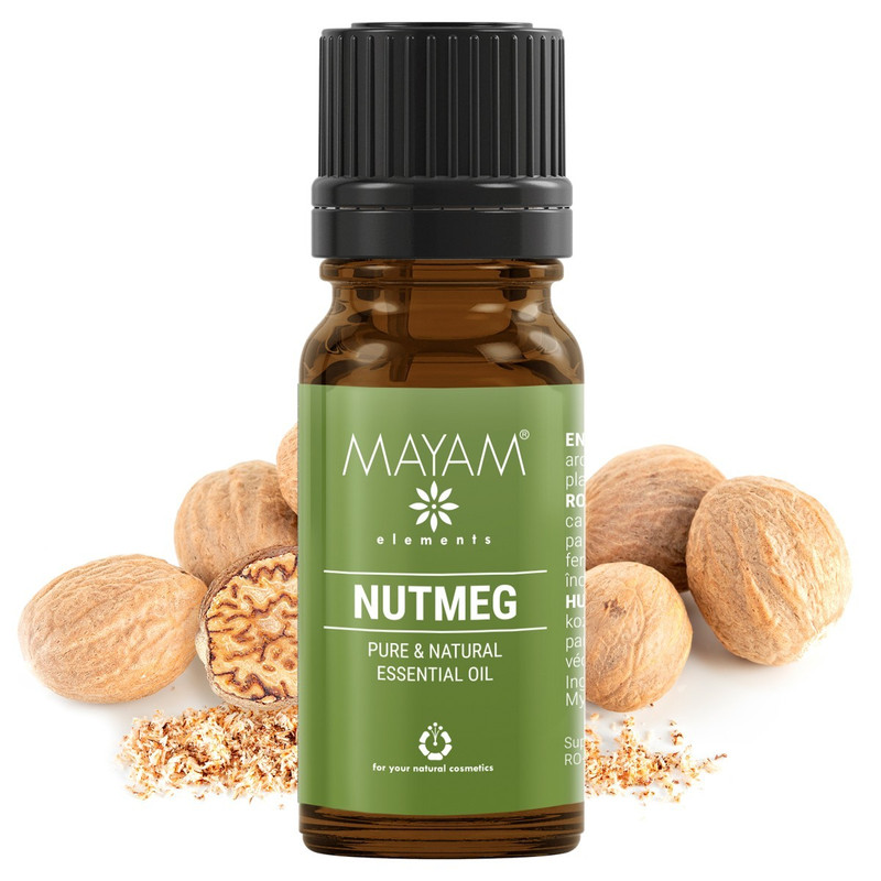 Szerecsendió illóolaj, 100% tiszta - 10ml Szerecsendió illóolaj, 100% tiszta - 10ml