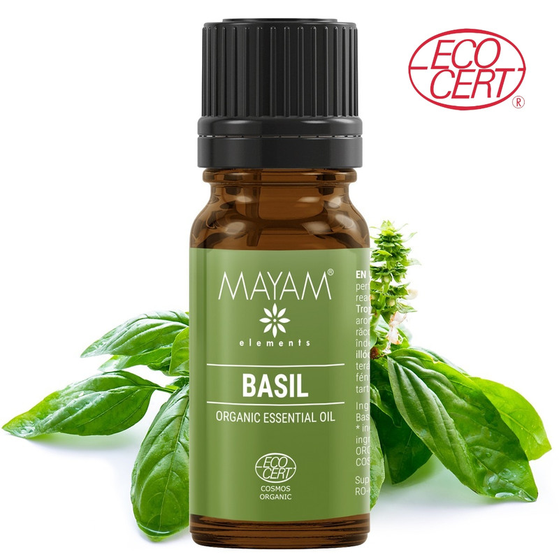 Trópusi bazsalikom bio illóolaj, 100% tiszta - 10ml
