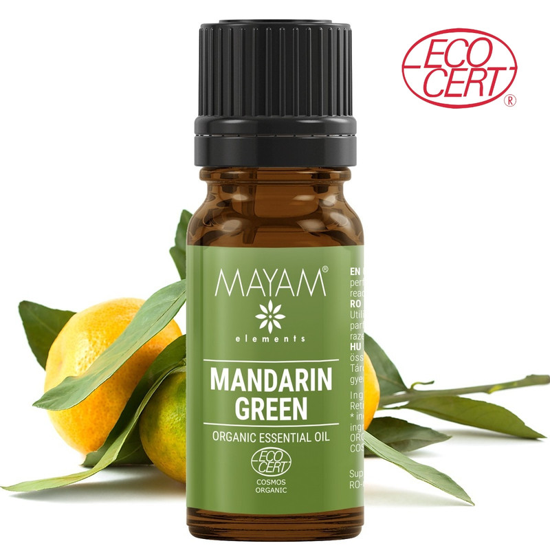 Zöld mandarin bio illóolaj, 100% tiszta - 10ml Zöld mandarin bio illóolaj, 100% tiszta - 10ml