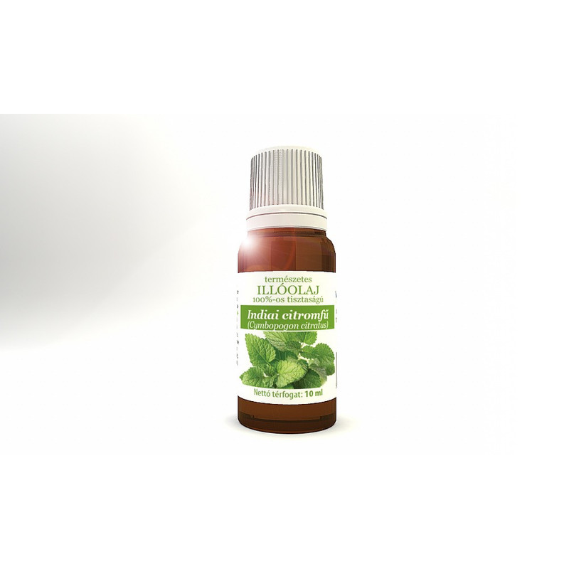 Indiai citromfű illóolaj, 100% tiszta - 10ml