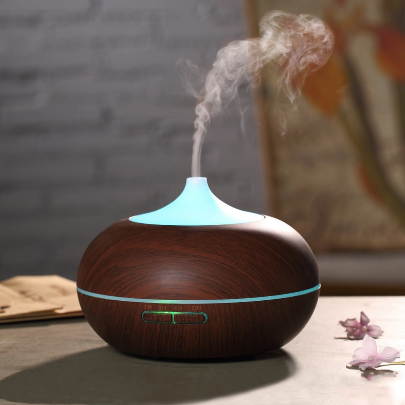 Aroma diffúzor távirányítóval, Sonic, sötét - 300ml