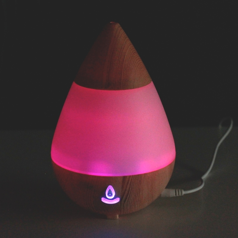 Aroma diffúzor 7 színű LED világítással Drop - 235ml