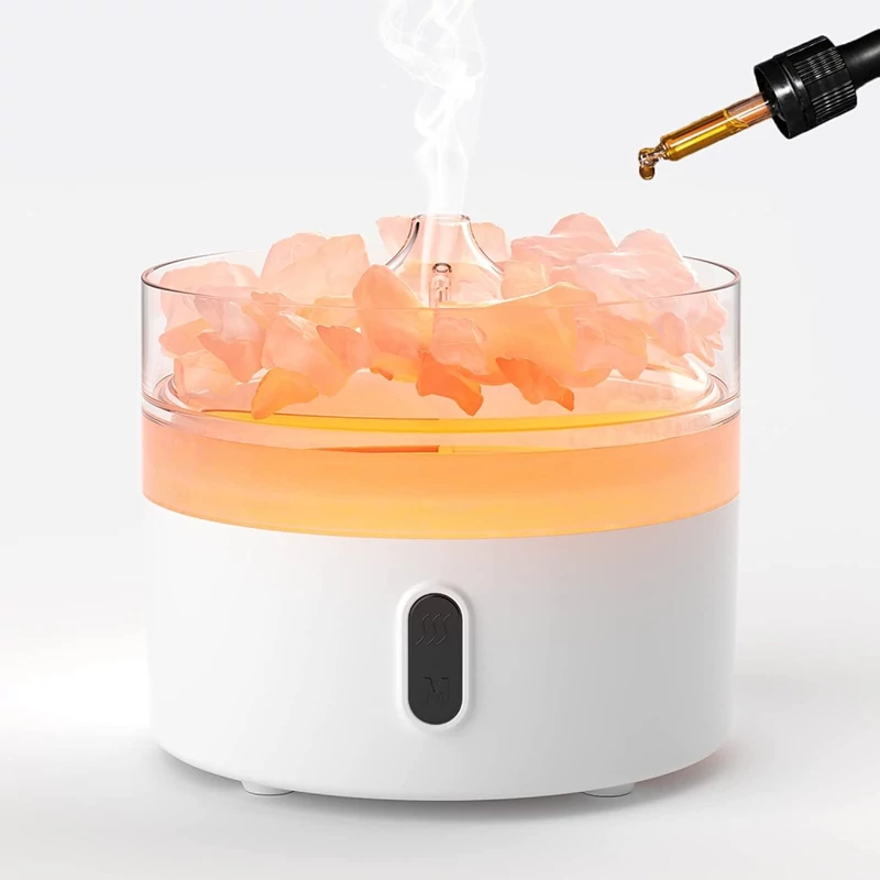 Aroma diffúzor LED világítással, sókristályokkal Himalaya - 220ml