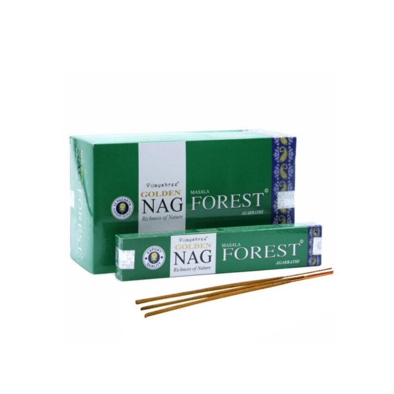 Golden Nag Masala Füstölő -  Forest (Erdei illat)