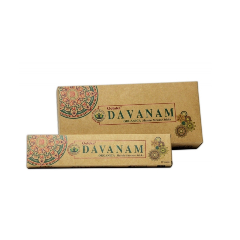 Goloka Davanam (Indiai álombogyó) Organikus füstölő