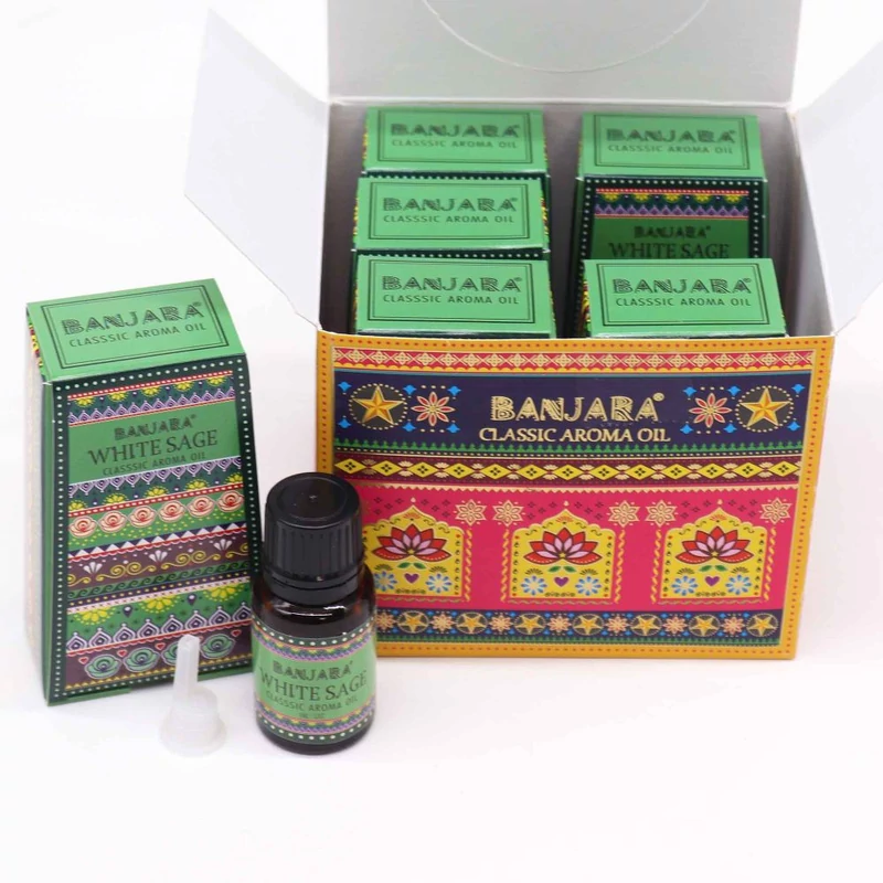 Fehér Zsálya aromaolaj 10ml - Banjara