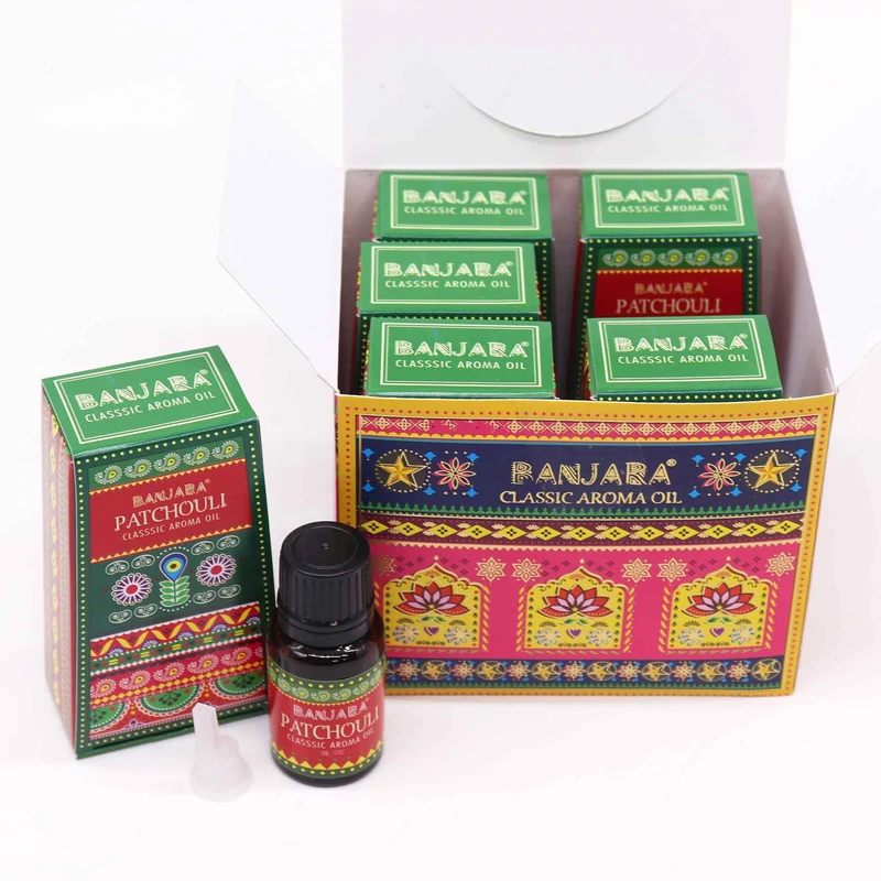Pacsuli aromaolaj 10ml - Banjara