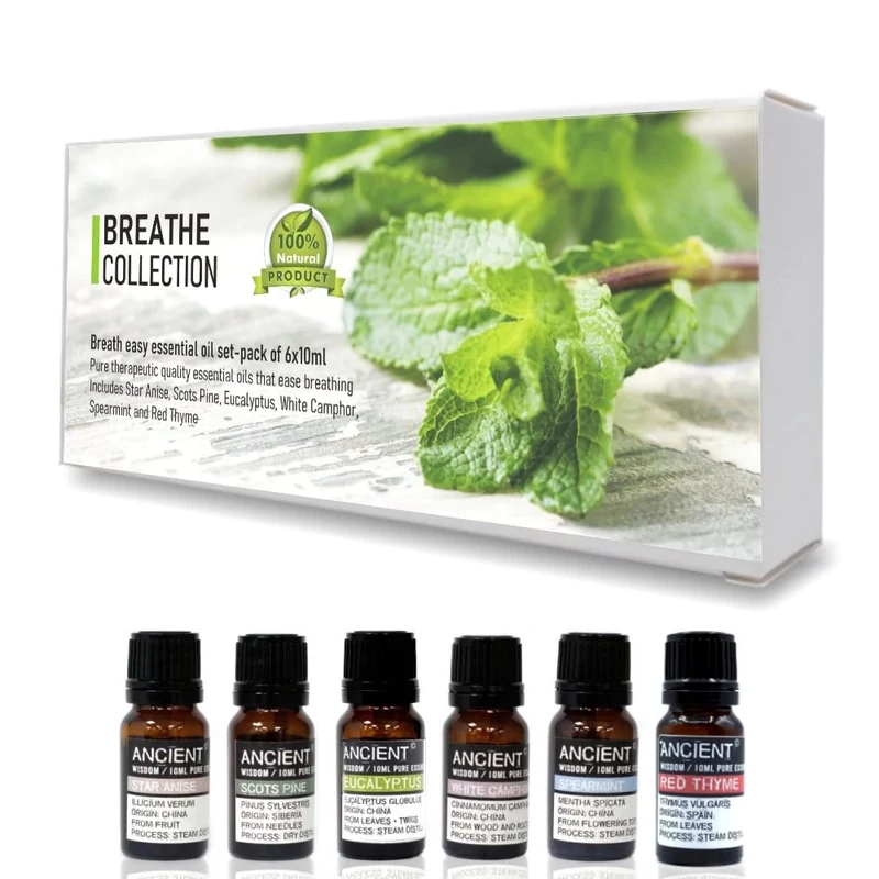 Illóolaj csomag, Lélegezz 6x10ml