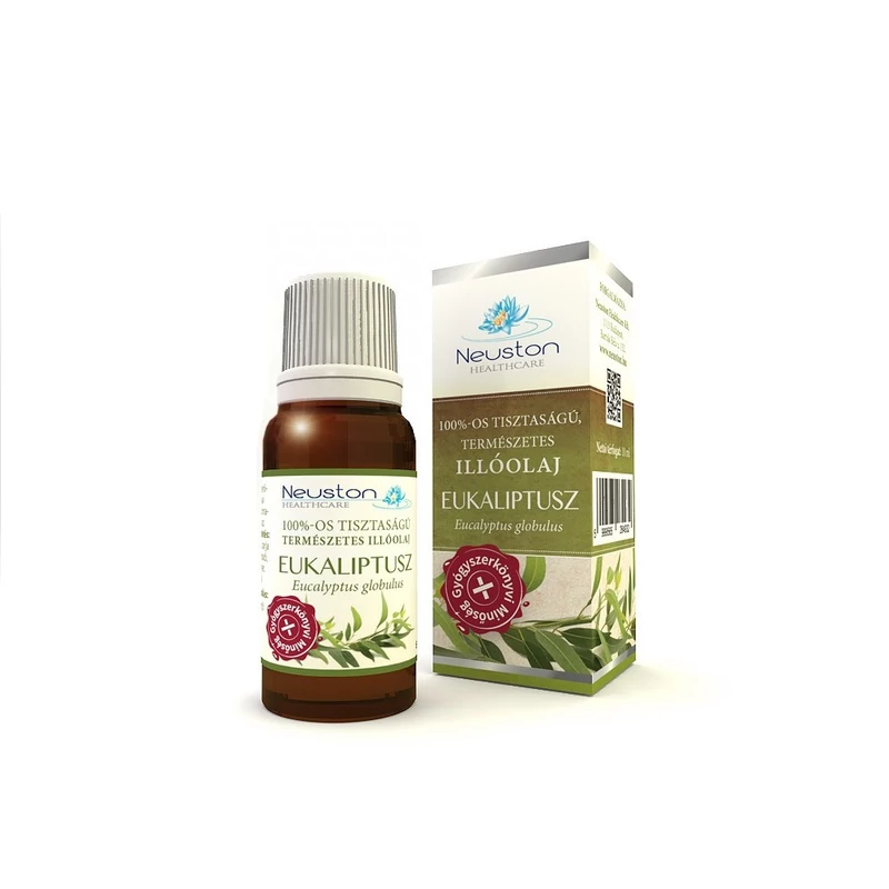 Eukaliptusz illóolaj, gyógyszerkönyvi minőség, 100% tiszta - 10ml 