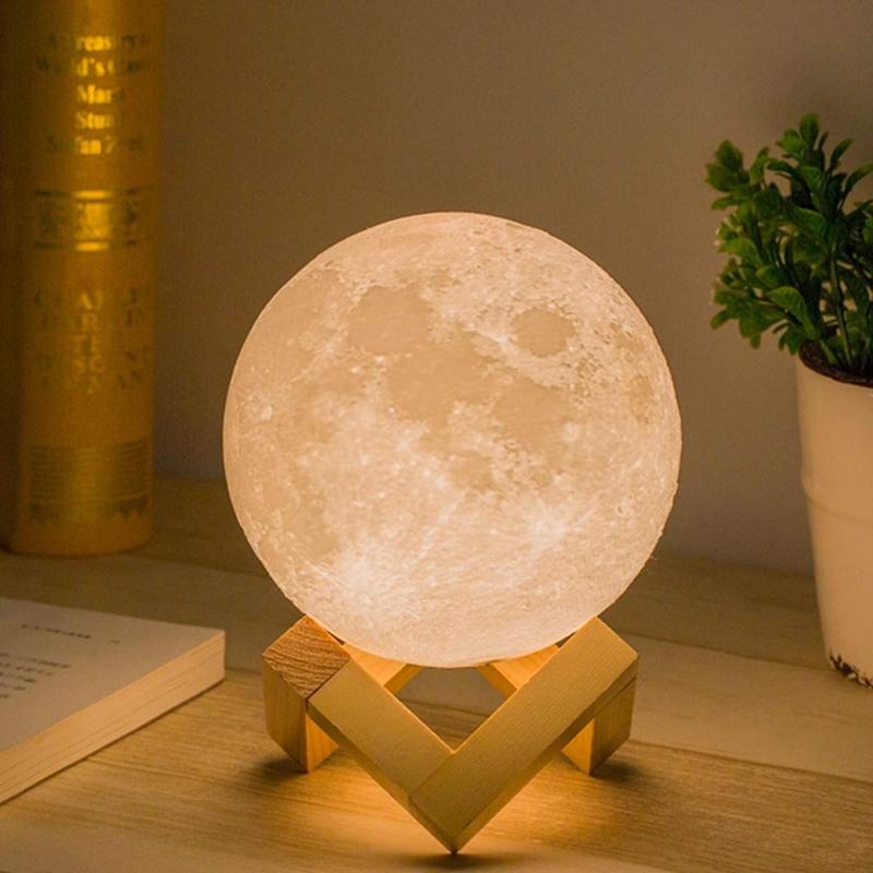 Aroma diffúzor LED világítással, Moon - 880ml