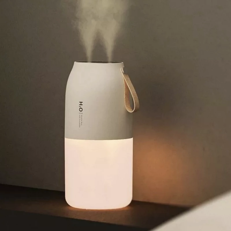 Akkumulátoros aroma diffúzor LED világítással, Handy, fehér - 300ml