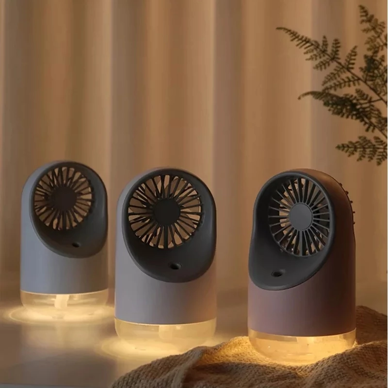 Akkumulátoros aroma diffúzor ventilátorral, kék - 200ml