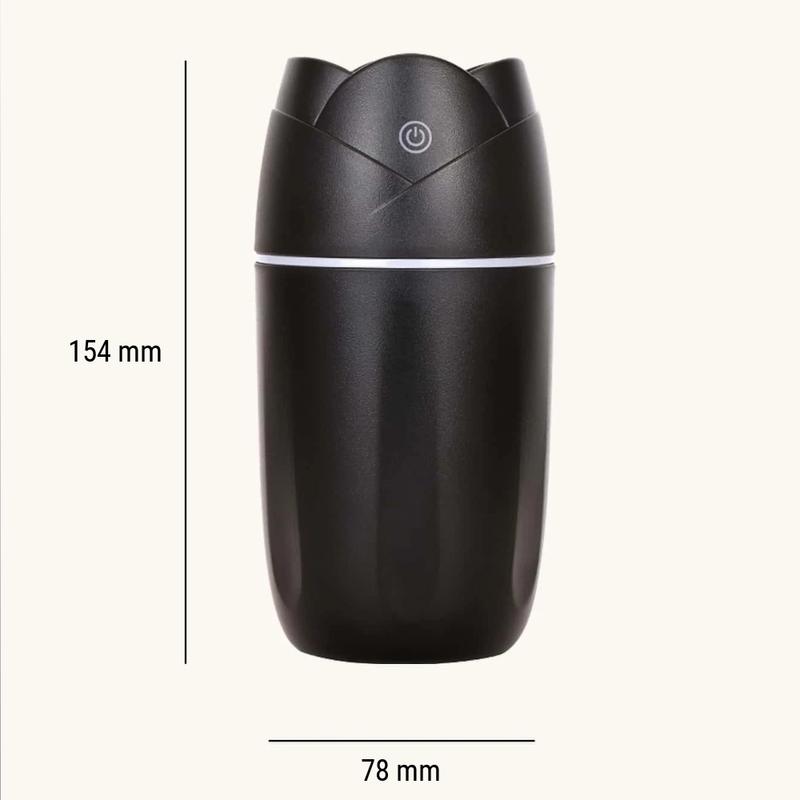Aroma diffúzor, Rose fekete - 300ml