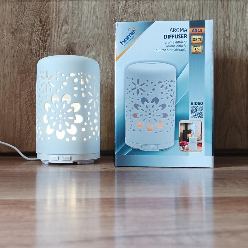 Aroma diffúzor kerámia, fehér - 100ml 