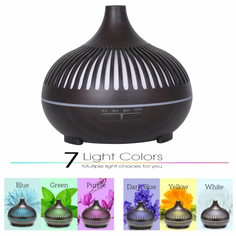Aroma diffúzor 7 színű LED világítással, időzítővel, Onion - 400ml
