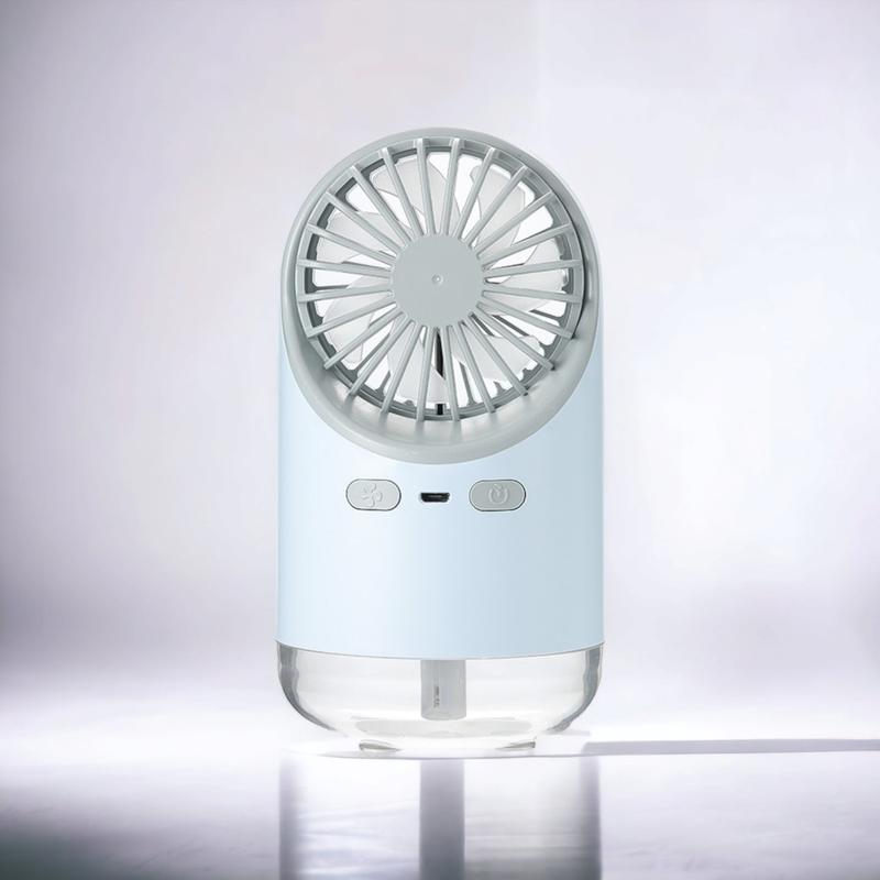Akkumulátoros aroma diffúzor ventilátorral, kék - 200ml